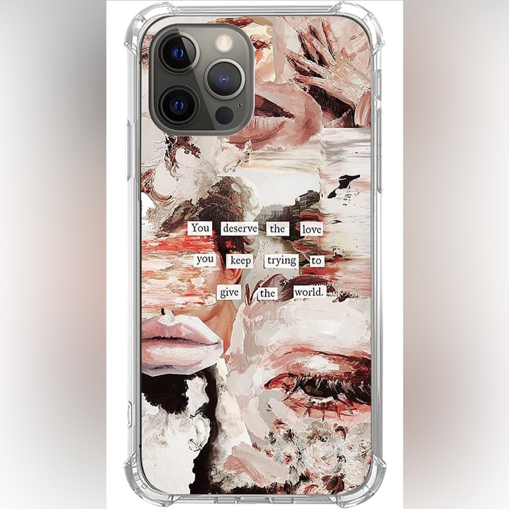 New Aesthetic Collage Phone Case Compatible with iPhone 13 Pro